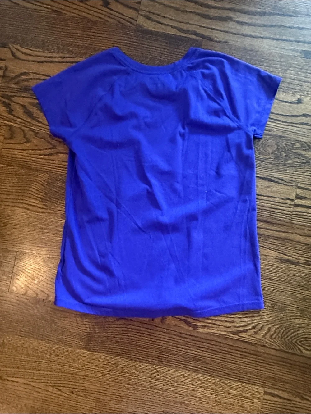 Old Navy Royal Blue Active Short Sleeve Tee with Yellow Trim